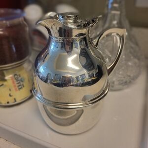 Vintage Italian Silverplate Thermal Carafe – “Standard” Brand (Made in Italy)